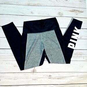 Pink VS gray leggings size medium